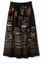 Load image into Gallery viewer, Architectural print skirt