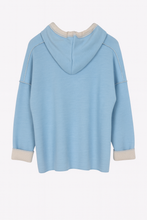 Load image into Gallery viewer, Sky blue Autumn weight cosy hoody