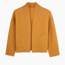Load image into Gallery viewer, Mustard quilted jacket