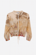 Load image into Gallery viewer, Light landscape print bomber jacket