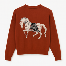 Load image into Gallery viewer, Horse embroidered cardigan