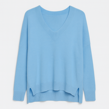 Load image into Gallery viewer, V neck oversized jumper