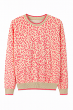 Load image into Gallery viewer, Pink animal print sweatshirt