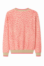 Load image into Gallery viewer, Pink animal print sweatshirt