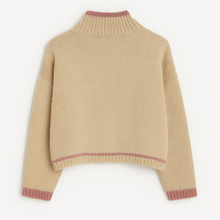 Load image into Gallery viewer, Cream Chunky contrast cardy
