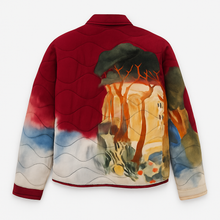 Load image into Gallery viewer, Landscape printed quilted jacket
