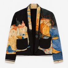 Load image into Gallery viewer, Landscape printed quilted jacket
