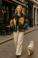 Load image into Gallery viewer, Landscape printed quilted jacket
