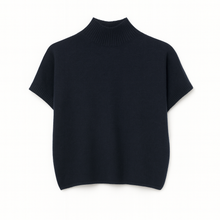 Load image into Gallery viewer, Black Short sleeve knit

