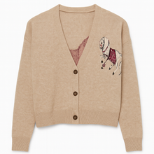 Load image into Gallery viewer, Horse embroidered cardigan
