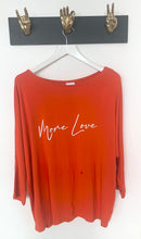Load image into Gallery viewer, Burnt orange batwing tee
